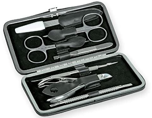 Gima 39805 Kit de Podología con Estuche Rígido, Negro