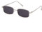 ADEWU Retro Sonnenbrille Rechteckig Sonnenbrille Vintage Schmale Brille UV-Schutz Sunglasses für Damen Herren