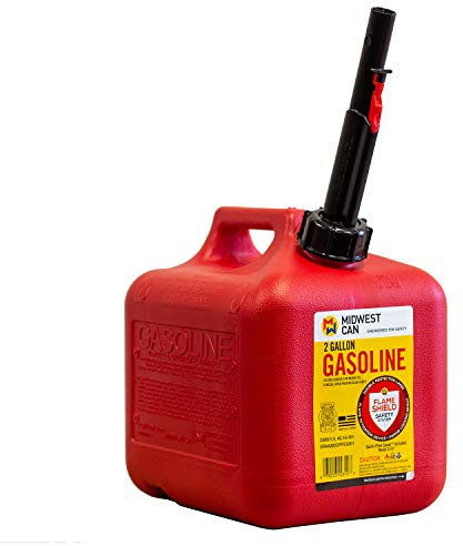 Quick-Flow Spout Midwest Can 2310 Benzinkanister mit automatischer Abschaltung, 2 Liter