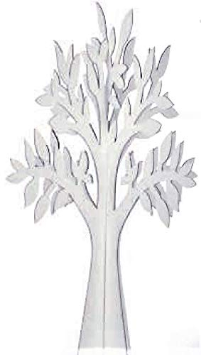 N.1 Arbre Déco en Carton Blanc 58,5 cm Fabriqué en Italie équipement Mariage Tableau Mariage et vitrines