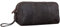 STILORD 'Charles' Kulturtasche Leder Groß Vintage Design für Herren und Damen Kulturbeutel Waschtasche Necessaire mit Henkel, Farbe:dunkel - braun
