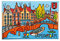 Amsterdam Magnet FÜR KUHLSCHRANK. Modell: Stadt DER WASSERKANÄLE. DONSOUVENIR