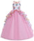 MYRISAM Princesse Fille Licorne Déguisement Robe de Anniversaire Cérémonie Soirée Halloween Carnaval Noël Fête Spectacle Mariage Longue en Tulle Robes Bal Rose 6-7