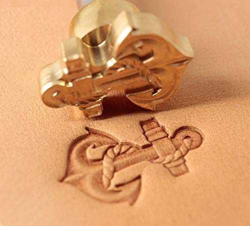 Anker-Stempel für Leder und Hund, zum Basteln, Messing, #298