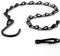 TOYMIS 12 Pack Decorative Hanging Chains Black Hook Chains Mental Chain Hanger for Bird Feeders,Planters,Lanterns,Wind Chimes,Billboards,Chalkboards and More,Indoor and Outdoor Use(22.4 Inches)