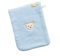 Steiff Baby Waschlappen Plüsch-Bär-Applikation 20316 (Hellblau, 18cm x 24cm)