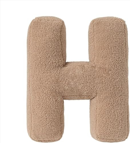 KWJTOY Buchstabenkissen, Plüsch Buchstaben Kissen, Kinderzimmer Buchstabekissen, für Sofa Couch Auto Schlafzimmer Kinderzimmer Wohnzimmer Deko