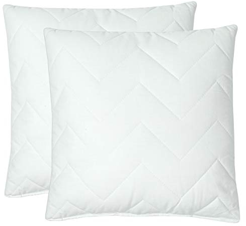 ZOLLNER 2er Set antiallergisches Kopfkissen, Schlafkissen, 40x40 cm, waschbar