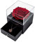 XYDZ Rosen In Einer Box, Rosen Box, Ewige Rose Geschenkbox, Geschenkbox, Schmuckschatulle Mit Schublade, Handgefertigte Konservierte Rose, Geschenk für Liebhaber Sie, Zum Muttertag, Jahrestag