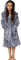 A2Z 4 Kids Soft Leopard Print Bathrobe Dressing Gown Nightwear Fleece Hooded - Bathrobe 125 Grey Leopard 9-10