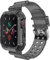 Gehäuse mit Armband Kompatibel für Apple Watch Band 38mm 40mm 41mm 42mm 44mm 45mm Zubehör Weiches Silikon Transparent Klares Armband für iWatch Serie 8 7 6 SE 5 4 3