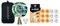 Donic-Schildkröt Tischtennis-Set Top Teams 400, 2 Schläger, 3 Bälle in guter 1* Qualität & Unisex – Erwachsene Tischtennisball Jade, Poly 40+ Qualität, 12 STK. im Polybag, 6 x weiß / 6X orange, M
