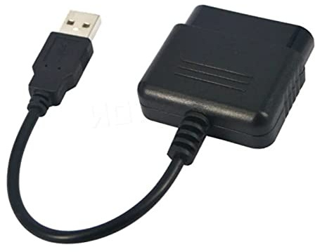 kkhouse USB Adapter Converter Cable for Gaming Controller for PS2 to for PS3 PC Video Game Accessories