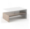 Vicco Table Basse Amato, Blanc/Sonoma, 90 x 60 cm