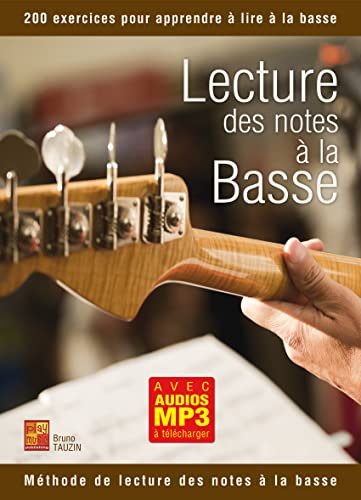 Lecture des notes à la basse (Livre grand format avec enregistrements audios à télécharger)