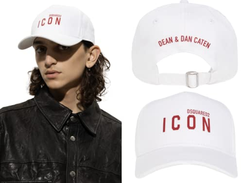 DSQUARED2 Icon Baseballcap Cap Kappe Basebalkappe Cult Hat Hut Black Basecap New
