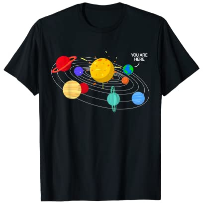 Solar System Planets T-Shirt – Universe Science Tee Shirt T-Shirt