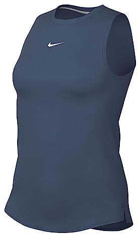 NIKE DD0636-491 W NK ONE DF STD Tank Vest Damen DIFFUSED Blue/White Größe S