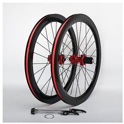 ZFF 20 Zoll 451 BMX-Rennradrad Klappfahrrad Radsatz Felge Aus Aluminiumlegierung Höhe 40mm Scheibenbremse Schnelle Veröffentlichung 8 9 10 11 Geschwindigkeit 24 Löcher