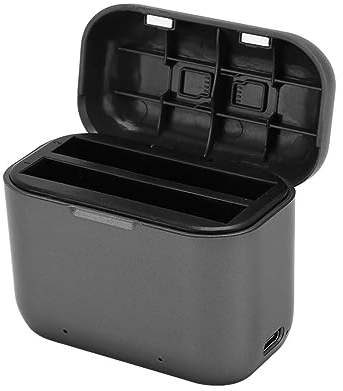 Schnelles Akku Ladegerät für X3 Kamera, tragbare Zweikanal Akku Schnellladestation mit Typ C Kabel für X3