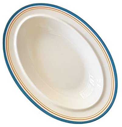 DNCG Juego de platos, jardín de setas, plato simple, plato hondo, plato ovalado, plato de pescado, plato de ensalada, plato de fideos para el hogar, vajilla de cerámica, cocina, servir, platos