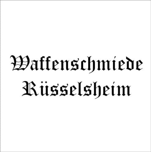 Waffenschmiede Rüsselsheim 50cm Aufkleber ca. Heckscheibe Tuning