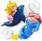BESPORTBLE 2 STK Aquarium- Spielzeuge Dekorationen für Aquarien Aquariumdekorationen Schwimmende Aquariendekorationen Miniatur schmücken Zubehör Ornamente Mädchen Aquarium Dekoration PVC