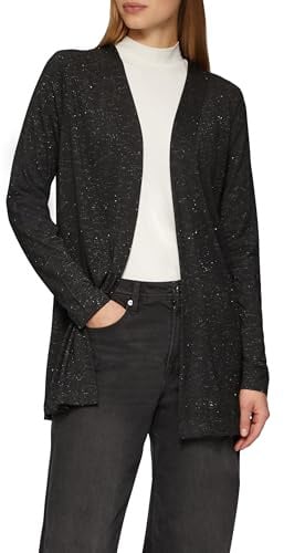 s.Oliver Langer Cardigan mit Glitzergarn