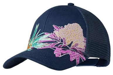 BUFF®| Kappe Explore Trucker Männlich Weiblich Erwachsene Verstellbar, Komfortabel, Atmungsaktiv, Qualität, Modern, Outdoor, L/XL, Bleu Fonce