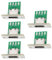 OTOTEC Lot de 5 Connecteurs Femelles de Type C avec Carte PC 24 Broches USB 2.0 Montage sur Panneau Prise Femelle USB C pour Appareils Mobiles Ordinateurs Portables Tablettes