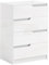 HOMCOM Kommode Beistellschrank mit 4 Schubladen, Schubladenkommode für Wohnzimmer, Schlafzimmer, Hochglanzweiß 60 x 40 x 85cm