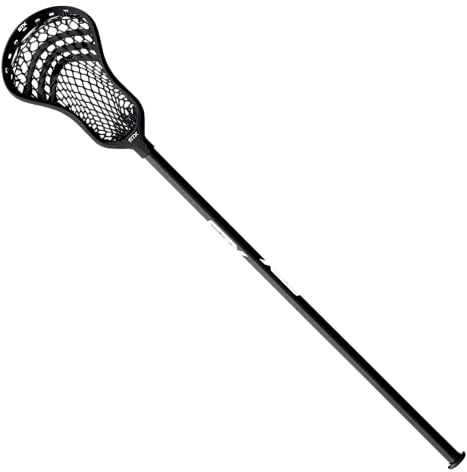 STX Stallion 1K Complete Men's Lacrosse Stick, Black