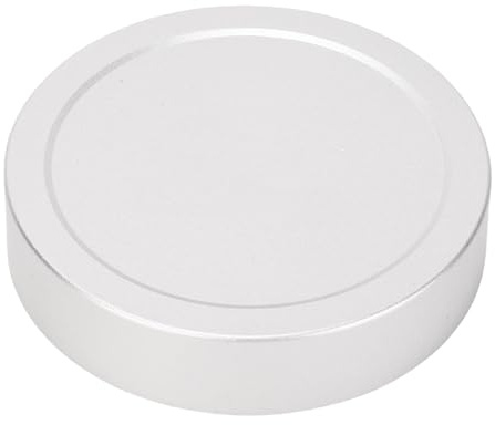 Metalllinsenkappe für Q Q2 Q3, Aluminiumlegierung Vordere Objektivabdeckung mit Weichem Dämpfung Schützt vor Staub Schmutz und Fingerabdrücken Kompaktes Leichtes Design Silber