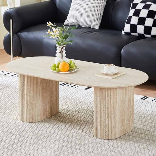 Milton & Oldbrook Couchtisch Calais Travertin-Look