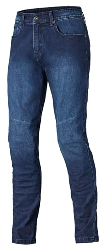 Held Stockton Cordura Stretch Motorrad Jeans Herren Regular Fit - Motorradhose Herren mit Protektoren D3O Ghost, CE zertifiziert EN 17092, AA Schutzklasse - mit vier Außentaschen - Blau - Größe 36/30