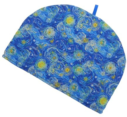DIYEAH Housse Isotherme pour Théière (44# 35x25cm) Tissu Isolant Anti-Poussière & Couvre-Bouilloire Confortable Idéal pour Maintien Chaleur Cuisine Maison, Motif Élégant