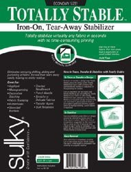 Sulky Bulk Buy Totally Stable Iron On Tear Away Stabilizer 20X3 Yards 661-03