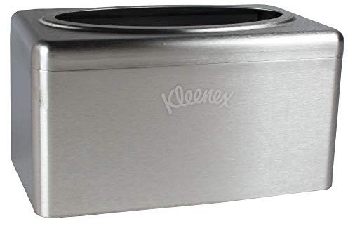 Kimberly-Clark Professional 9924 Pop-Up-Box-Handtuchspender, 25,1 cm (L) x 14,7 cm (B) x 13,7 cm (T), 2 x Pop-up-Box-Handtuchspender, edelstahl