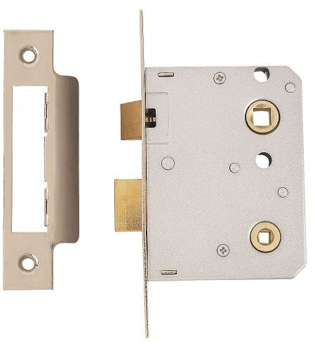 ERA 343-61 3-inch 76mm Bathroom Sashlock with Chrome Effect