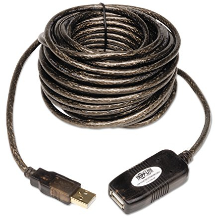 Tripp Lite USB 2.0 Hi-Speed Active Extension Repeater Cable (A M/F) 10 Meter (33-ft.) (U026-10M)