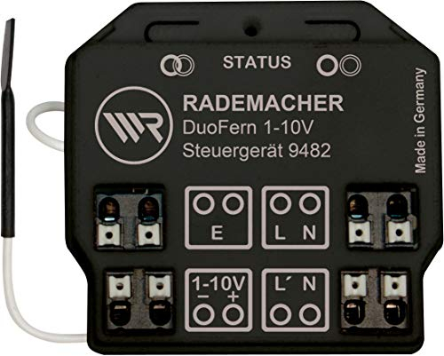 RADEMACHER 1-10V Steuergerät 9482 zum Dimmen - Funkfähiger Dimmaktor für elektronische Vorschaltgeräte