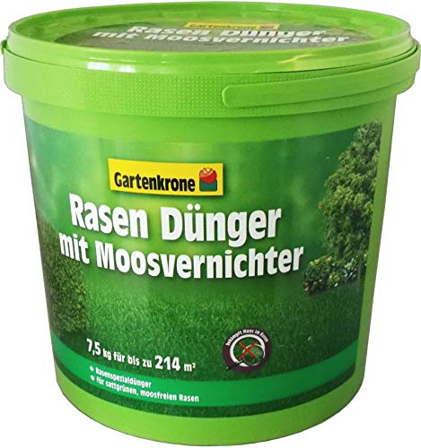 7,5 Kg Moosvernichter mit Rasendünger Gartenkrone