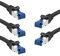 KabelDirekt Netzwerkkabel – Überträgt maximale deutsche Glasfaser-Geschwindigkeit – Netzwerk, Ethernet Kabel, LAN & Patch Kabel – 5x 0,25m – In 0,25-30m – Gigabit-Netz, Router/Modem, RJ45 (silbern)
