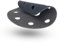 Protection pad auto-agrippante 125mm avec 8+1 trous pour Plateau de ponçage et Plateau de polissage - pour protéger le ruban-crochets - DFS