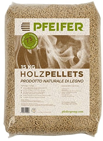Pellet Prodotto Con Il 100% Di Segatura Di Legno. Composto Da Legno Di Abete.