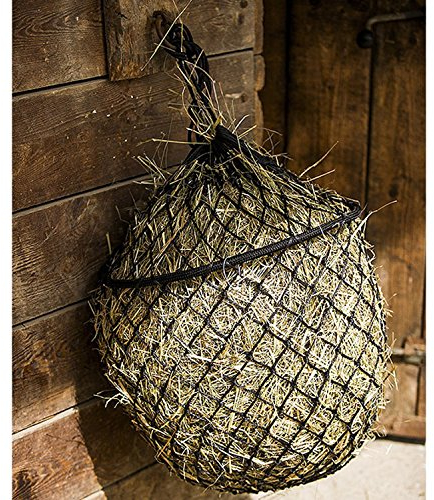 Unbekannt Heunetz „Luxe“, schwarz, L 90 cm, Ø Masche ung. 8 cm