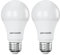 paul russells E27 Edison Screw LED Light, 13W = 100W Equivalent Bulbs, 1521 Lumens, 4000K Standard ES A60 LED GLS, Natural Large Energy Saving Non-Dimmable Lightbulbs, Cool White Frosted, 2 Pack