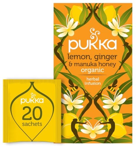 Lemon Ingwer & Manuka Honig 20 Kräutertee-Beutel