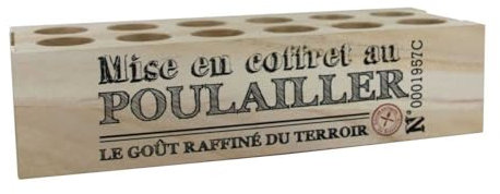 COOK CONCEPT Rustic Wooden Egg Box