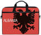 Laptop-Umhängetasche mit Griff, Albanien-Flagge, 14 Zoll